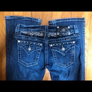 Miss Me Signature Rise Boot Cut Jeans